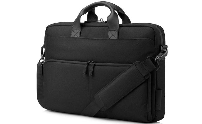 HP Envy Urban Topload Laptop Bag, 15.6" , Protect Confidential Information, Rest Easy in All Weather, Easily Accessible Side Pockets, Block RFID Readers - Black